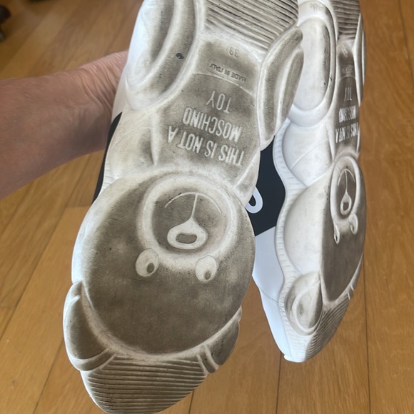 MOSCHINO Chunky Teddy Sneakers, Worn Out only ones. - Picture 9 of 9